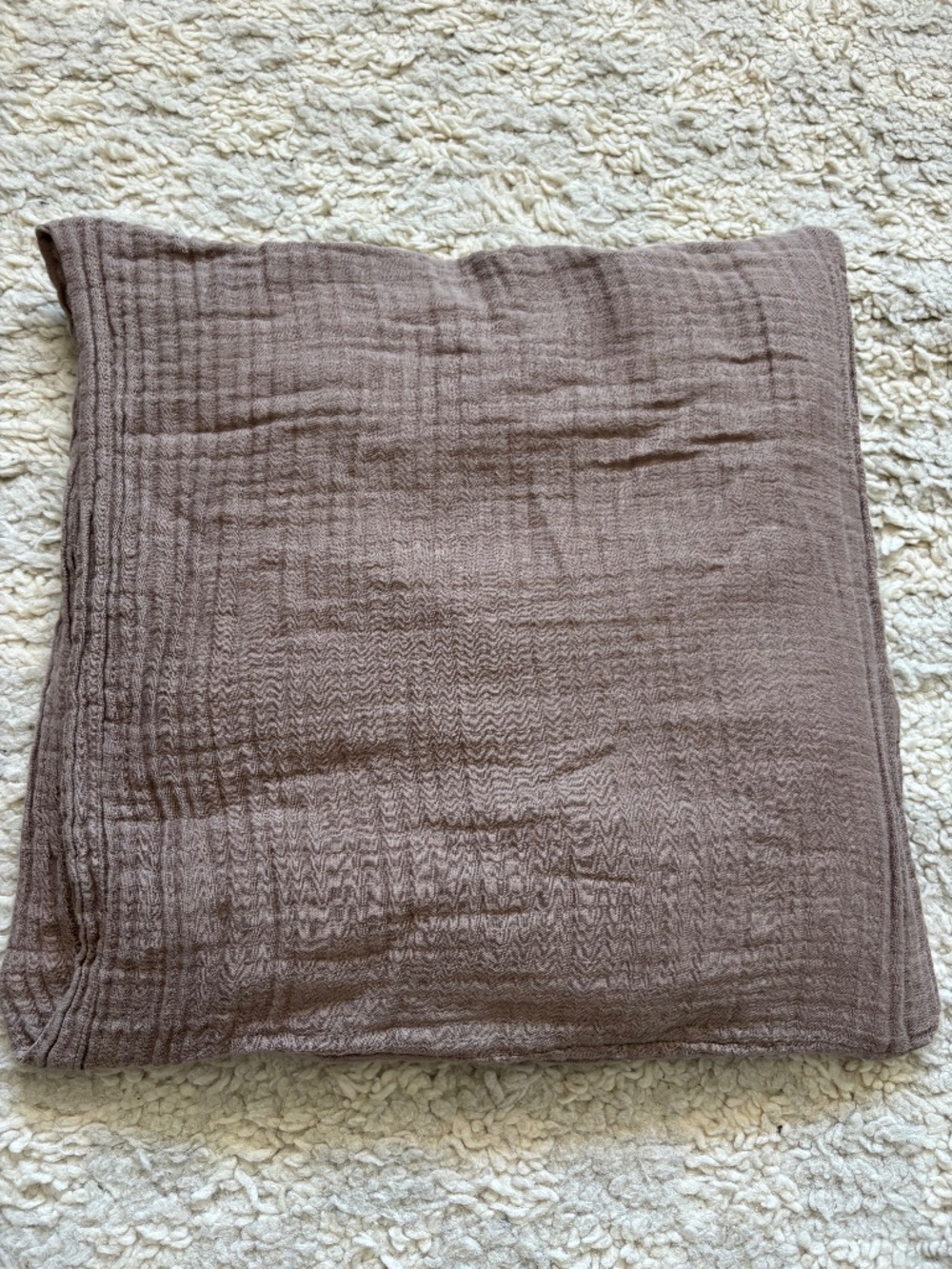 Kapok Toddler Pillow Cover Muslin Organic Cotton Euro Danish